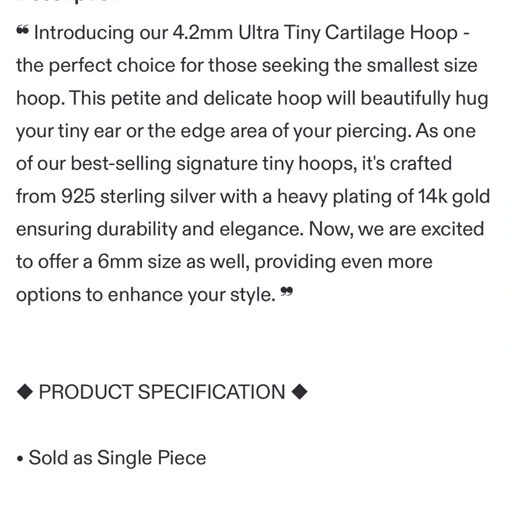 Piercing Hoop - Clicker - Picture 6 of 7